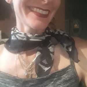 Accessories - Black and white square scarf Accessories - Black and white square scarf